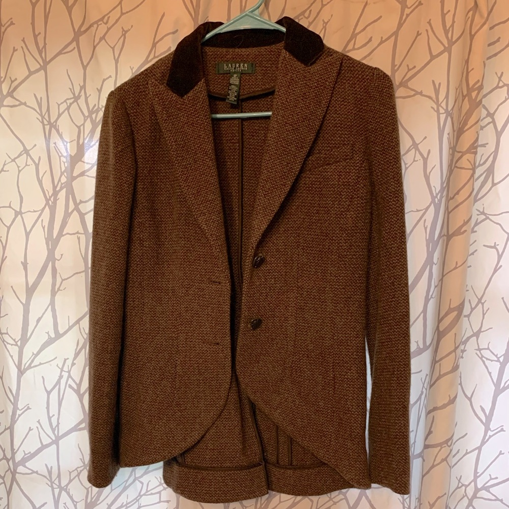 Lauren by Ralph Lauren tweed blazer